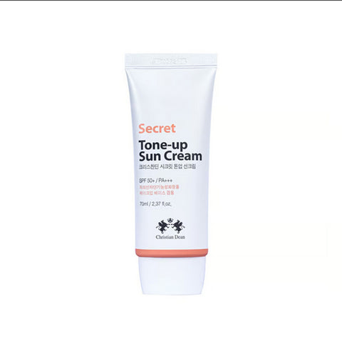 Christian dean secret tone-up sun cream SPF 50+ 70ml (Korea)