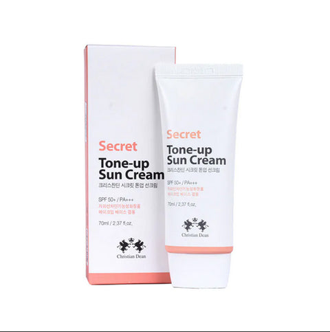 Christian dean secret tone-up sun cream SPF 50+ 70ml (Korea)