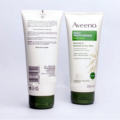 Aveeno daily moisturising lotion 200ml (France)