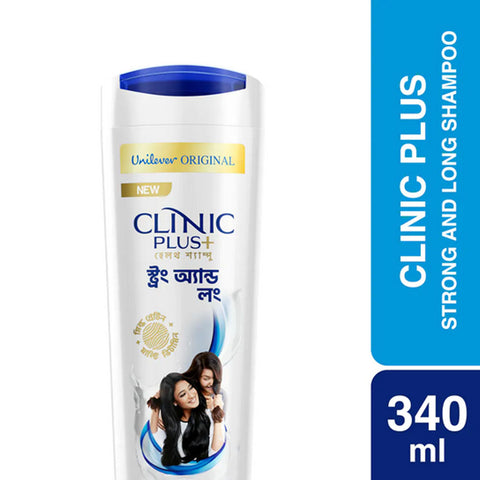 Clinic plus+ shampoo [Strong & long] 340ml