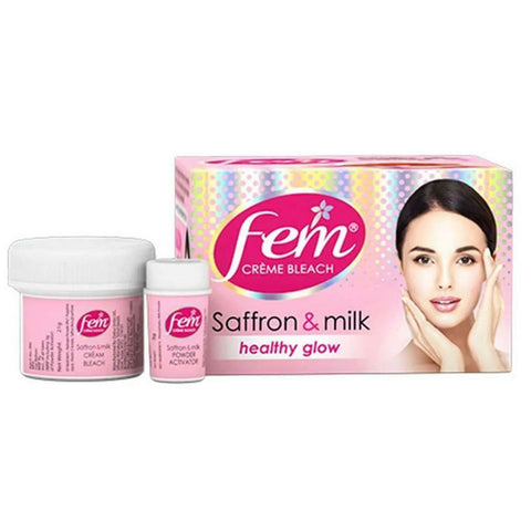 Fem [Saffron & milk] bleach cream 24gm (India)