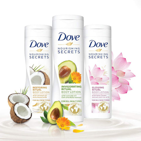 Dove invigorating ritual body lotion 400ml (Germany)