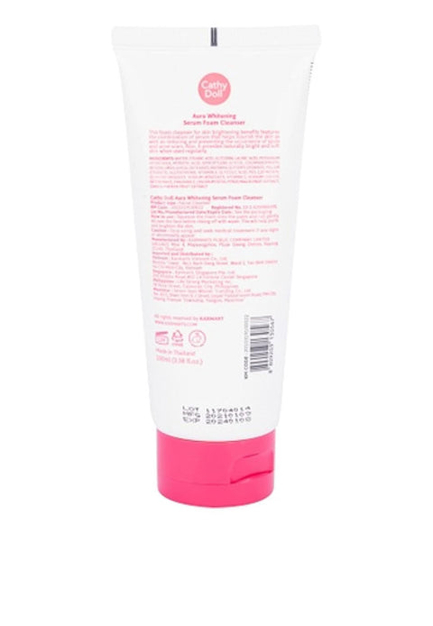 Cathy doll [Aura whitening] foam cleanser 100ml (Thailand)