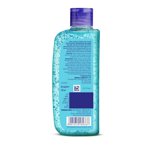 Clean & clear [Aqua splash] face wash 100ml (India)