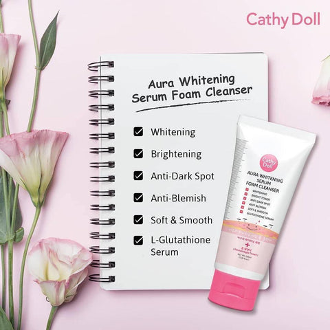 Cathy doll [Aura whitening] foam cleanser 100ml (Thailand)