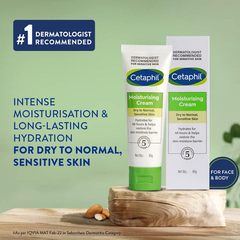 Cetaphil moisturising cream 80gm (India)