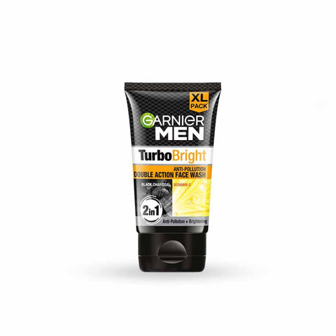 Garnier men [Turbo bright] charcoal face wash 50gm (India)