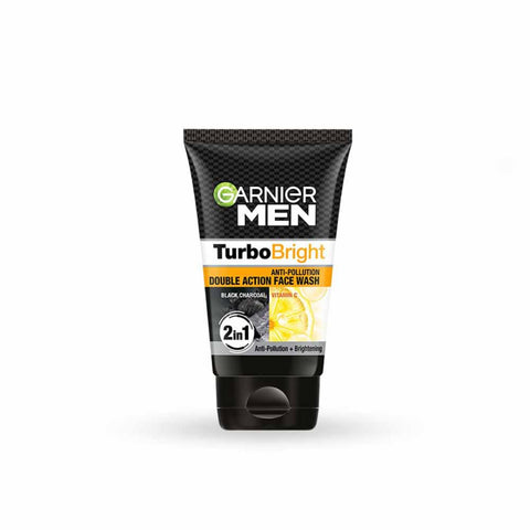 Garnier men [Turbo bright] {Shaving+cleansing} 2in1 face wash 100ml (Indonesia)