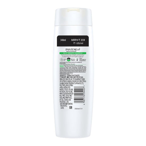 Pantene [Silky & smooth] shampoo 340ml (India)