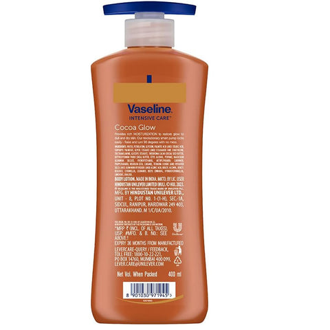 Vaseline cocoa glow body lotion 400ml (South africa)