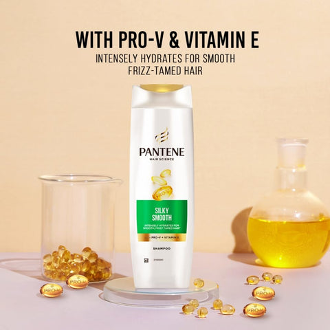 Pantene [Silky & smooth] shampoo 340ml (India)