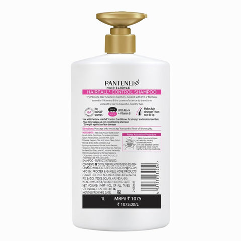 Pantene [Hairfall control] shampoo 1000ml (India)