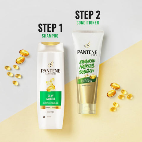 Pantene [Silky & smooth] shampoo 340ml (India)