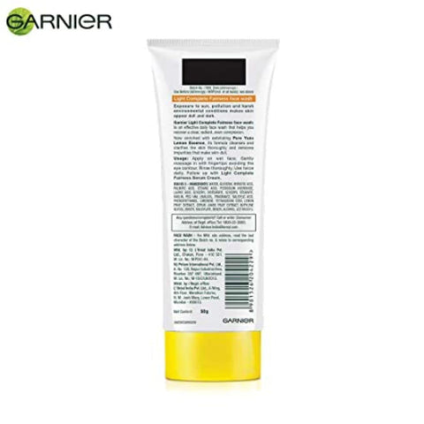 Garnier [Bright complete] face wash 50gm (India)