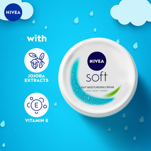 Nivea soft moisturising cream 100ml (india)