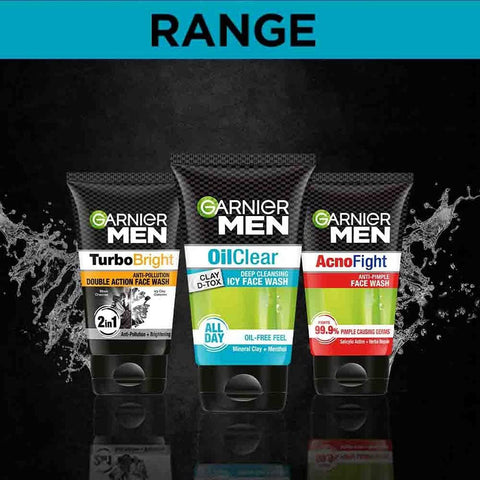 Garnier men [Oil clear] face wash 100gm (India)