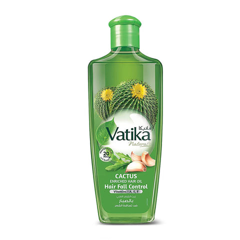 Vatika Cactus Hair Oil - Hair Fall Control 300ml (Dubai)