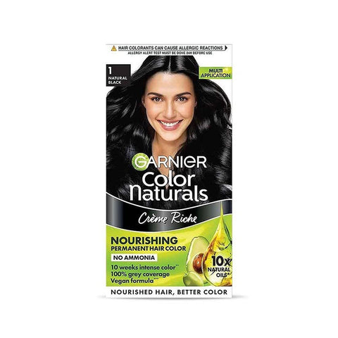 Garnier [1 Natural black] hair color 60+70gm (India)