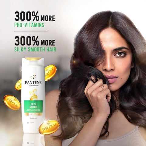 Pantene [Silky & smooth] shampoo 340ml (India)