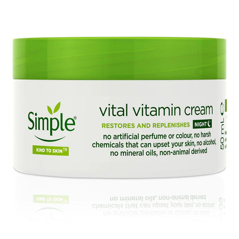 Simple vital vitamin [Night] cream 50ml (Hungary)