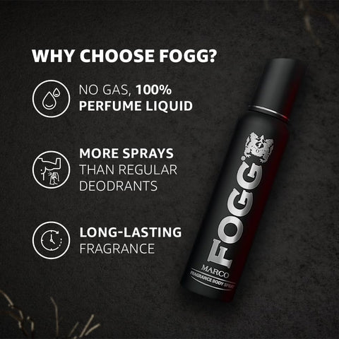 Fogg [Marco] fragrance body spray 120ml (india)