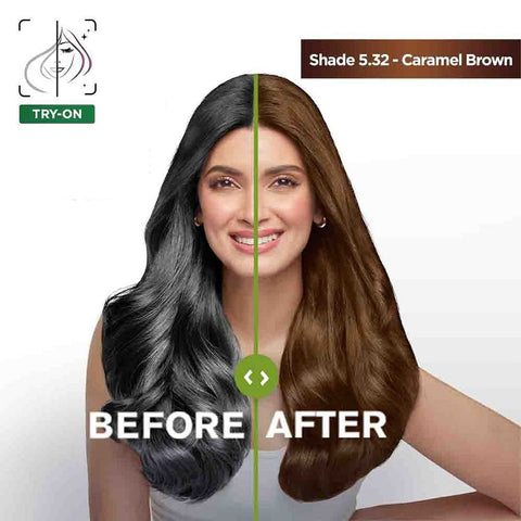 Garnier [5.32 Caramel brown] hair color 60gm (India)