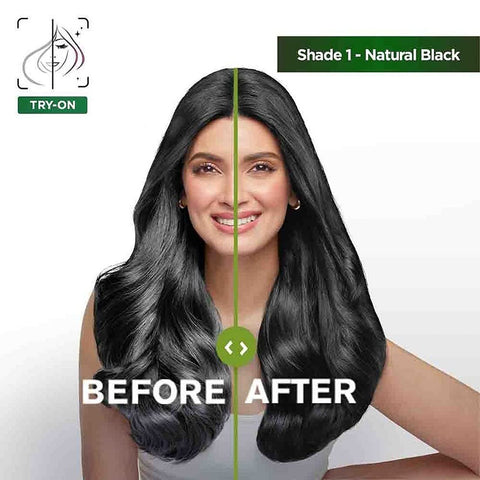 Garnier [1 Natural black] hair color 60+70gm (India)