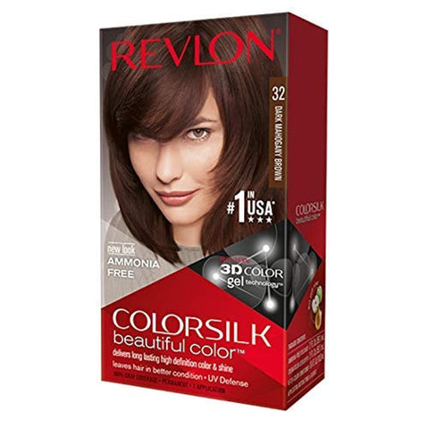 Revlon [32 Dark brown] hair color 130gm (Italy)