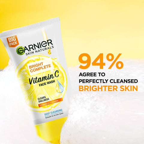 Garnier [Bright complete] face wash 100ml (India)