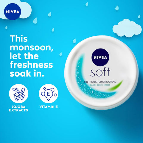 Nivea soft moisturising cream 100ml (india)