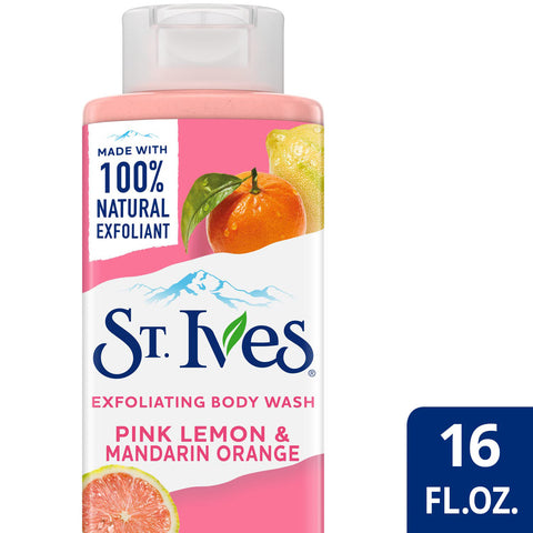 ST.Ives [Pink lemon & mandarin orange] body wash 473ml (USA)