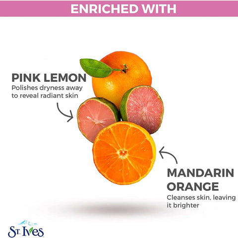 St.Ives Radiant Skin Pink Lemon And Mandarin Orange Scrub
