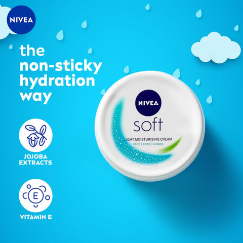 Nivea soft moisturising cream 100ml (india)