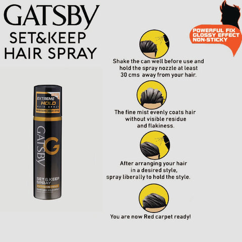 Gatsby [Super hard] hair spray 66ml (Indonesia)