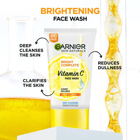 Garnier [Bright complete] face wash 100ml (India)