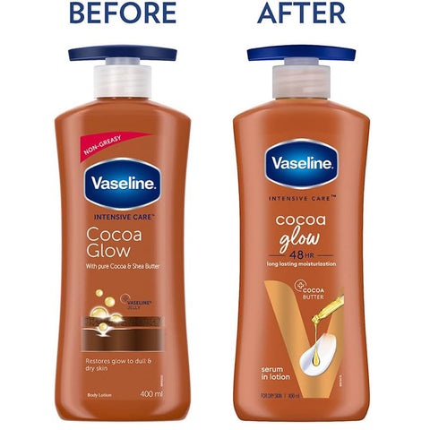 Vaseline cocoa glow body lotion 400ml (South africa)