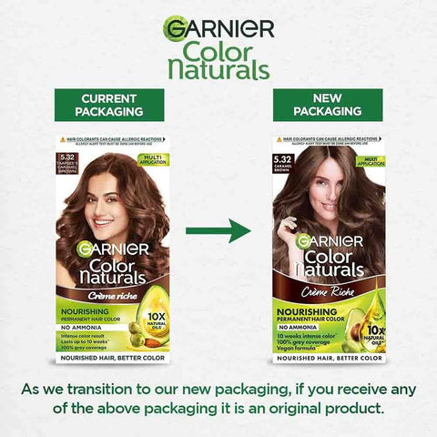 Garnier [5.32 Caramel brown] hair color 60gm (India)