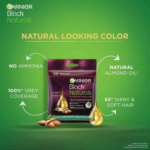 Garnier [3.16 Burgundy] hair color 20gm (India)