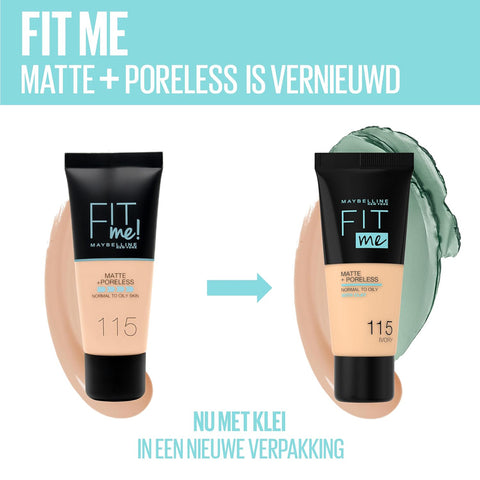 Fit Me Matte Poreless Foundation - 350 Caramel