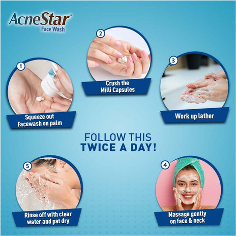 Acne star face wash 50gm (India)