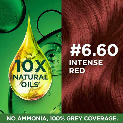 Garnier [6.60 Intense red] hair color 60gm (India)