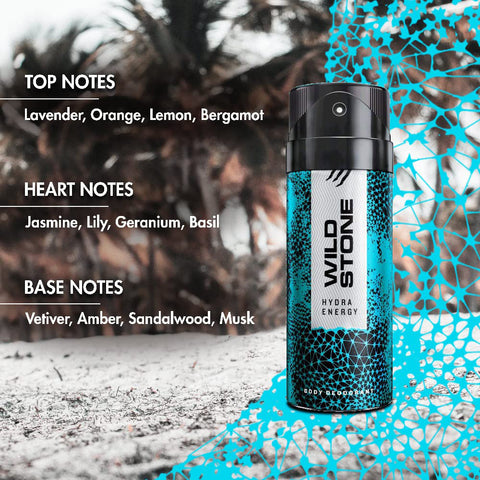 Wild stone [Hydra energy] Body deodeorant 150ml (India)