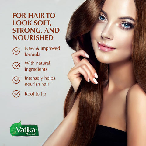 Vatika Cactus Hair Oil - Hair Fall Control 300ml (Dubai)