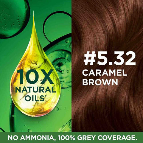 Garnier [5.32 Caramel brown] hair color 60gm (India)