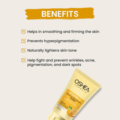 Oshea [Vitamin-C] face wash 150gm (India)