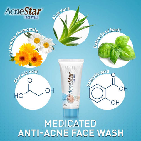 Acne star face wash 50gm (India)