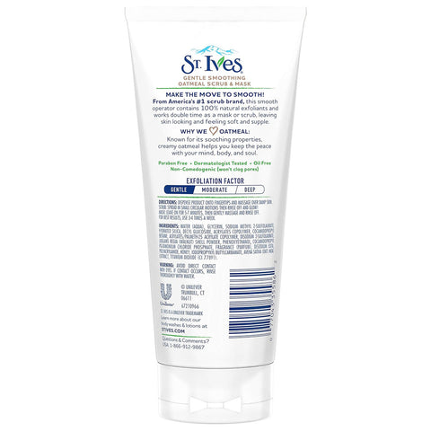 St.Ives Gentle Smoothing Oatmeal Scrub & Mask