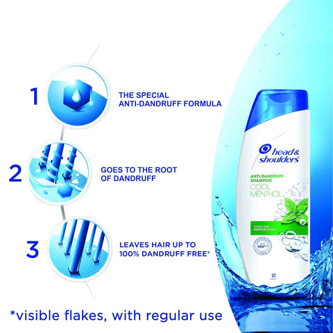 Head & shoulders [Cool menthol] shampoo 180ml (India)