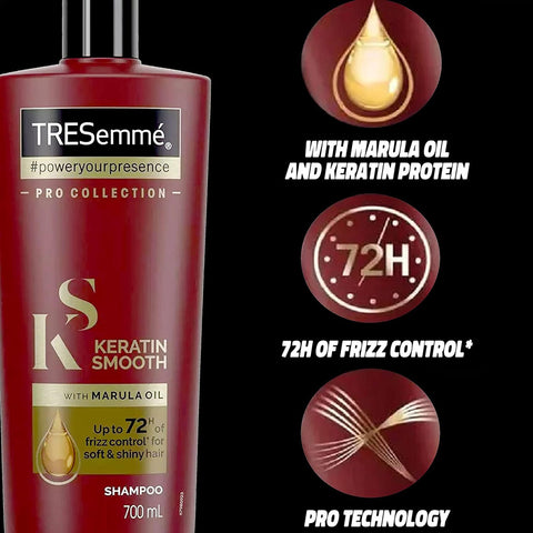 Tresemme keratin smooth shampoo 700ml (Dubai)