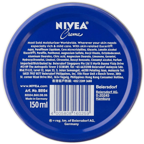 Nivea cream-tin 150ml (Germany)